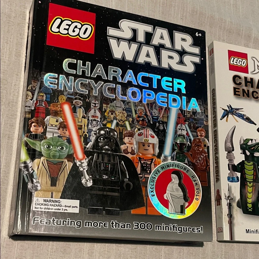 LEGO Star Wars and Ninjago Character Encyclopedia Books